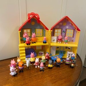 Peppa Pig, Family, Friends and House
